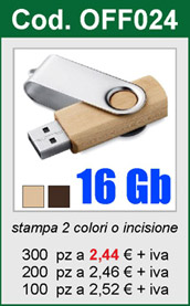 Memoria 16 Gb Usb  (+1,60 SIAE)
